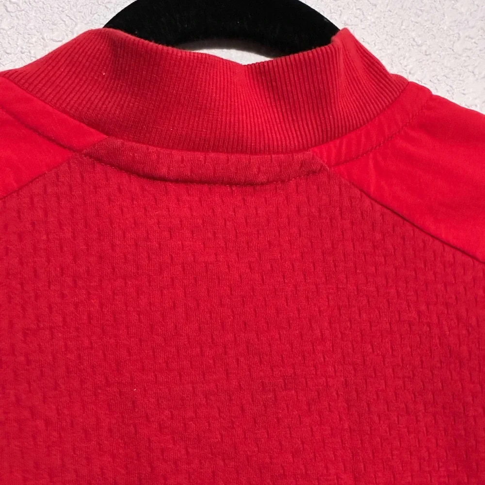 Adidas Bold Red Zip-Up Jacket XL - Picture 8 of 8